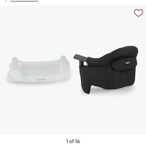 INGLESINA Fast Table Chair with Tray, Black new in box